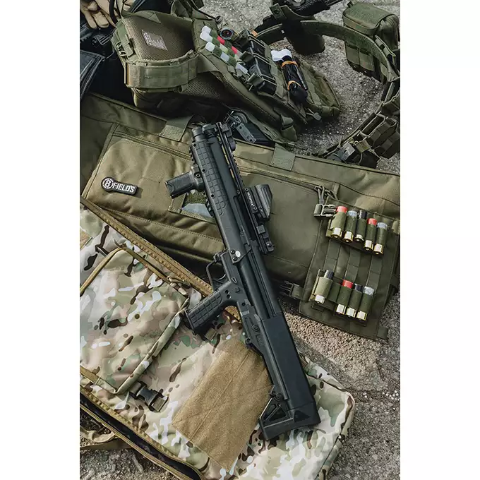 [Zestaw] Gazowa replika strzelby KelTec KSG Bullpup [EMG] + Zestaw 6 naboi na 30 kulek do strzelby [EE]