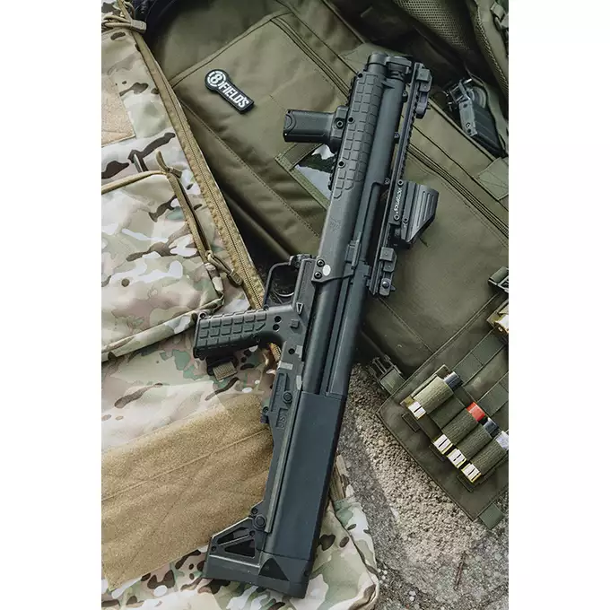 [Zestaw] Gazowa replika strzelby KelTec KSG Bullpup [EMG] + Zestaw 6 naboi na 30 kulek do strzelby [EE]