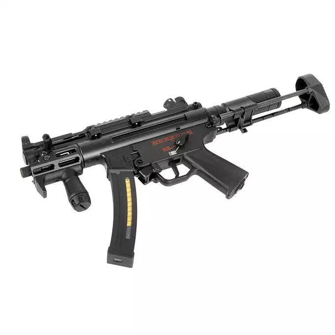[Zestaw] CM.041L Upgraded Version ESHOOTER ETU [CYMA] + Celownik Kolimatorowy Micro Scrapper 1x25 - Black [Vector optics]
