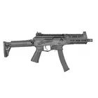 [Zestaw] WE06 Full Metal GBBR replika pistoletu maszynowego [WELL PRO] + Celownik Kolimatorowy Micro Scrapper 1x25 - Black [Vector optics]