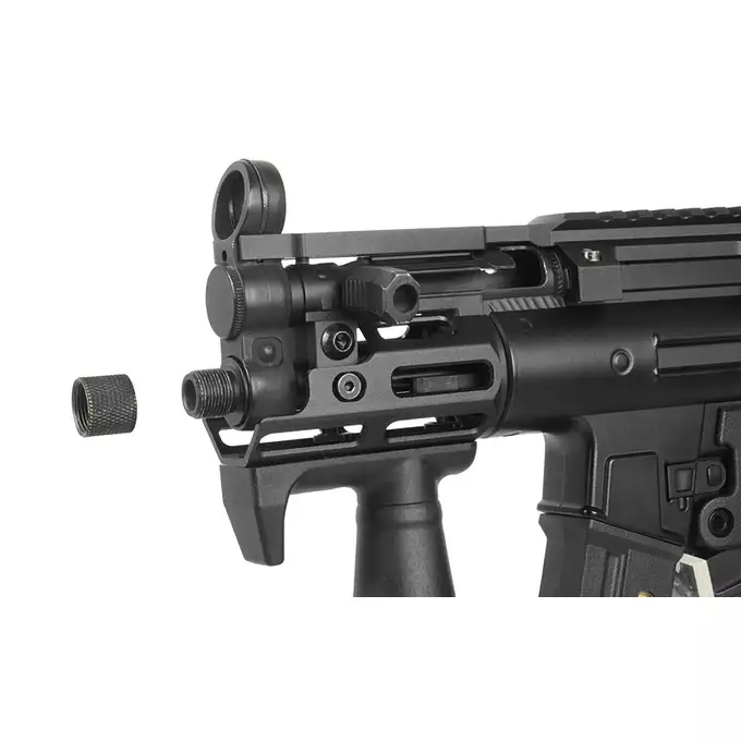 [Zestaw] CM.041L Upgraded Version ESHOOTER ETU [CYMA] + Celownik Kolimatorowy Micro Scrapper 1x25 - Black [Vector optics]