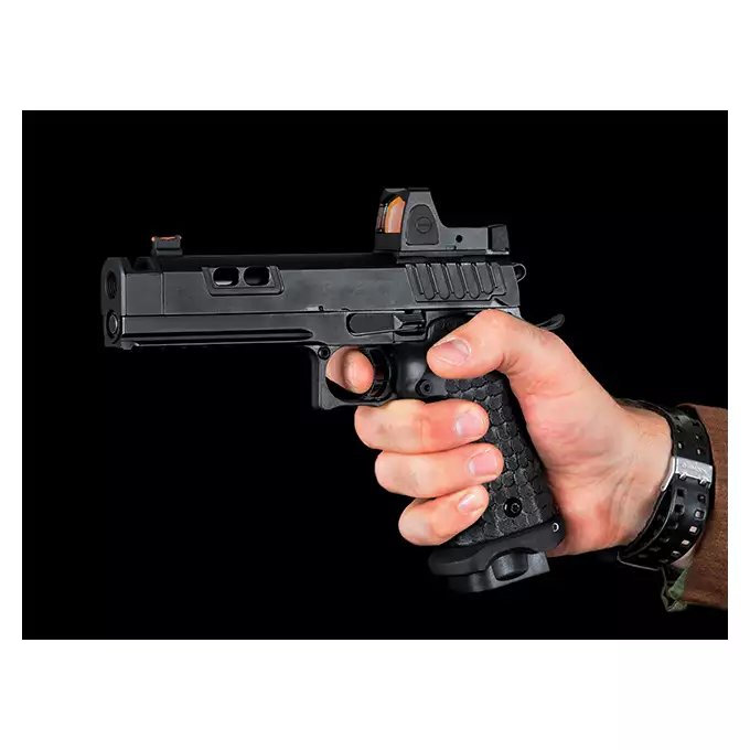 [Zestaw] R604 - Black [Army Armament] + Długi magazynek do modeli Hi-Capa R501/R603/R604 - Czarny [JAG Arms]