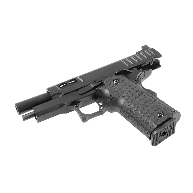 [Zestaw] R607 - Black [Army Armament] + Długi magazynek do modeli Hi-Capa R501/R603/R604 - Czarny [JAG Arms]