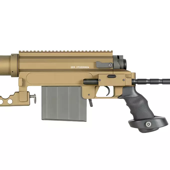 [Zestaw] Replika karabinu bolt-action ST200 Full Metal - Tan [S&amp;T] + Luneta Victoptics SOI 4-12X40 [Vector Optics]