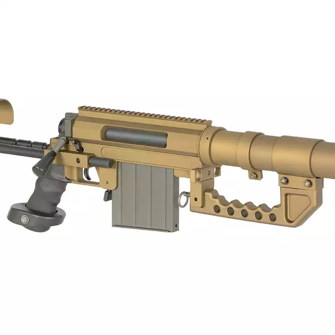 [Zestaw] Replika karabinu bolt-action ST200 Full Metal - Tan [S&amp;T] + Luneta Victoptics SOI 4-12X40 [Vector Optics]