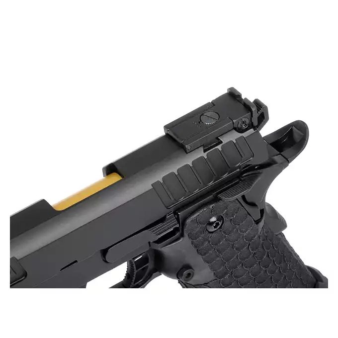 [Zestaw] R608 - Black [Army Armament] + Długi magazynek do modeli Hi-Capa R501/R603/R604 - Czarny [JAG Arms]