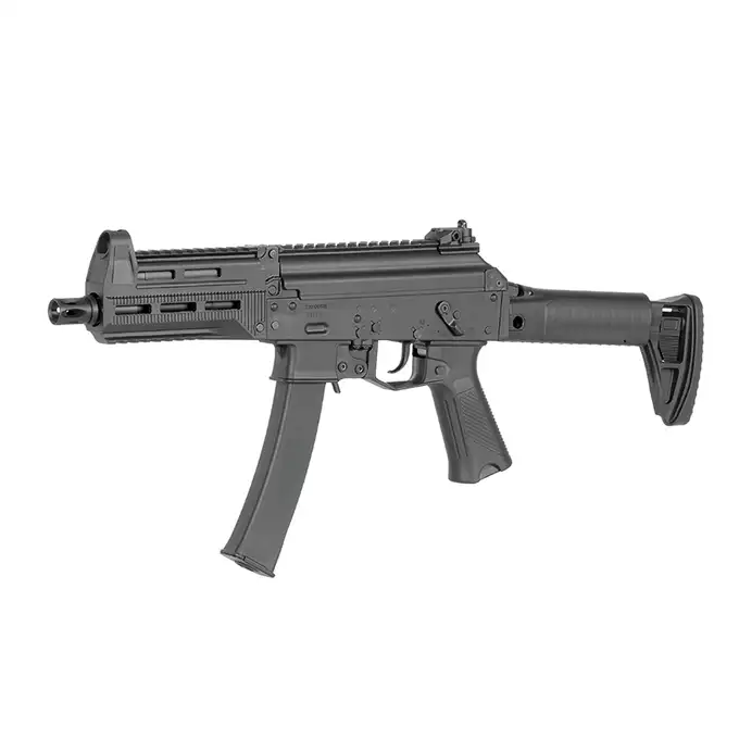 [Set] WE06 ROF 30 rps, ETU burst mode, binary, precocking [WELL PRO] + Scrapper 1x25 Micro Red Dot sight - black [Vector Optics]