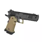 [Zestaw] R501 - Tan [Army Armament] + Długi magazynek do modeli Hi-Capa R501/R603/R604 - Czarny [JAG Arms]