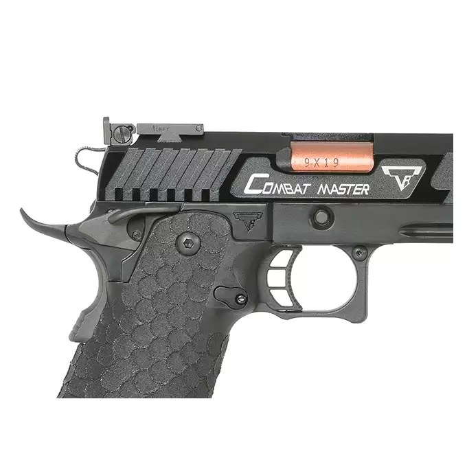 [Zestaw] R601H JW3 TTI Combat Master (upgraded version) [JAG Arms] + Długi magazynek do modeli Hi-Capa R501/R603/R604 - Czarny [JAG Arms]