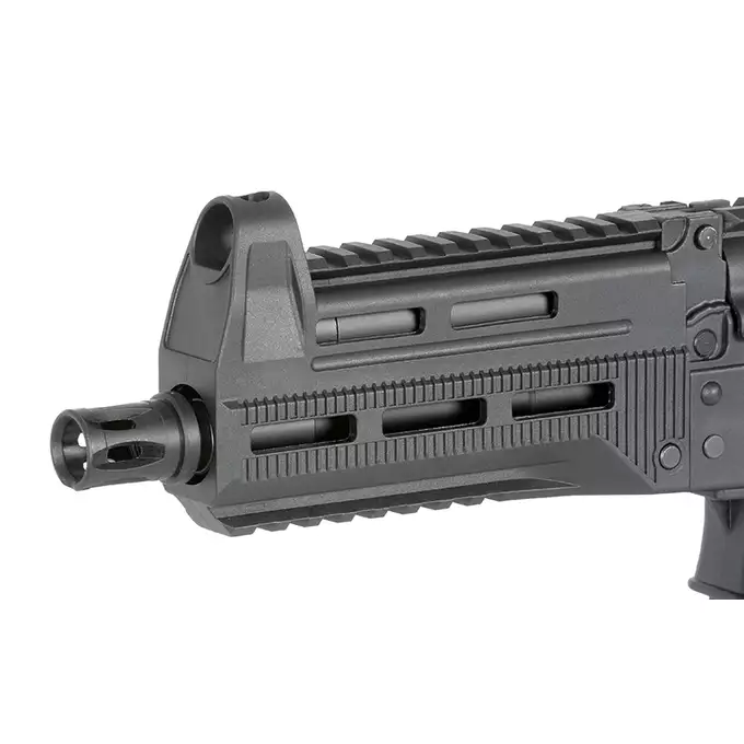 [Set] WE06 ROF 30 rps, ETU burst mode, binary, precocking [WELL PRO] + Scrapper 1x25 Micro Red Dot sight - black [Vector Optics]