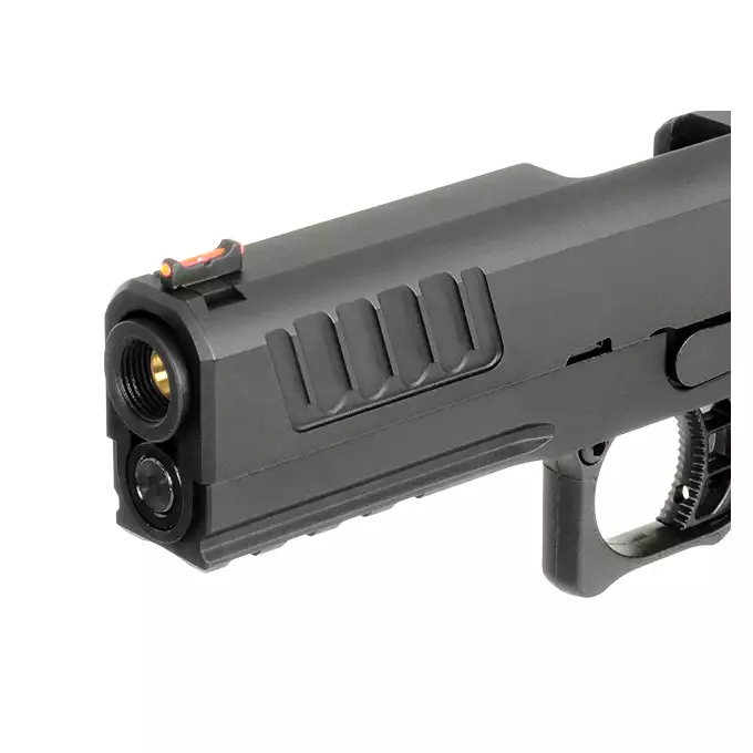 [Zestaw] R603 - Black [Army Armament] + Długi magazynek do modeli Hi-Capa R501/R603/R604 - Czarny [JAG Arms]