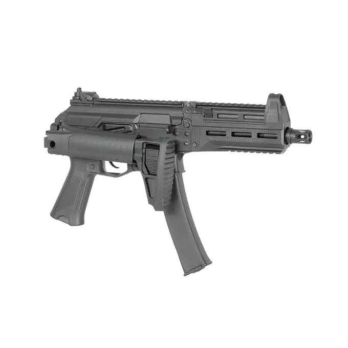 [Set] WE06 ROF 30 rps, ETU burst mode, binary, precocking [WELL PRO] + Scrapper 1x25 Micro Red Dot sight - black [Vector Optics]