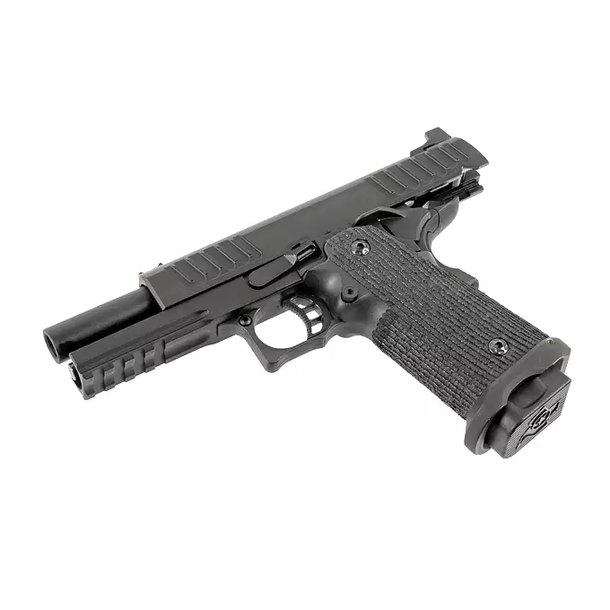 [Zestaw] R603 - Black [Army Armament] + Długi magazynek do modeli Hi-Capa R501/R603/R604 - Czarny [JAG Arms]