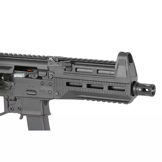 [Set] WE06 ROF 30 rps, ETU burst mode, binary, precocking [WELL PRO] + Scrapper 1x25 Micro Red Dot sight - black [Vector Optics]