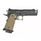 [Zestaw] R501 - Tan [Army Armament] + Długi magazynek do modeli Hi-Capa R501/R603/R604 - Czarny [JAG Arms]