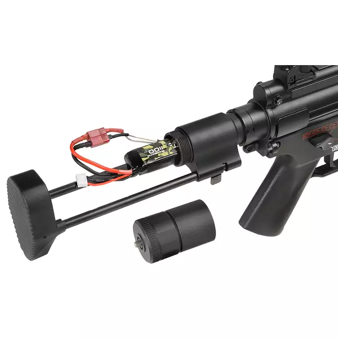[Zestaw] CM.041L Upgraded Version ESHOOTER ETU [CYMA] + Celownik Kolimatorowy Micro Scrapper 1x25 - Black [Vector optics]