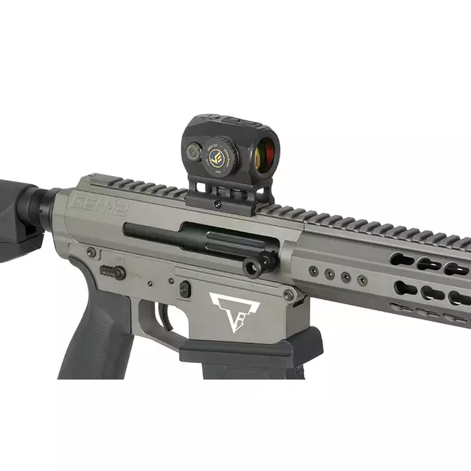 [Set] WE06 ROF 30 rps, ETU burst mode, binary, precocking [WELL PRO] + Scrapper 1x25 Micro Red Dot sight - black [Vector Optics]