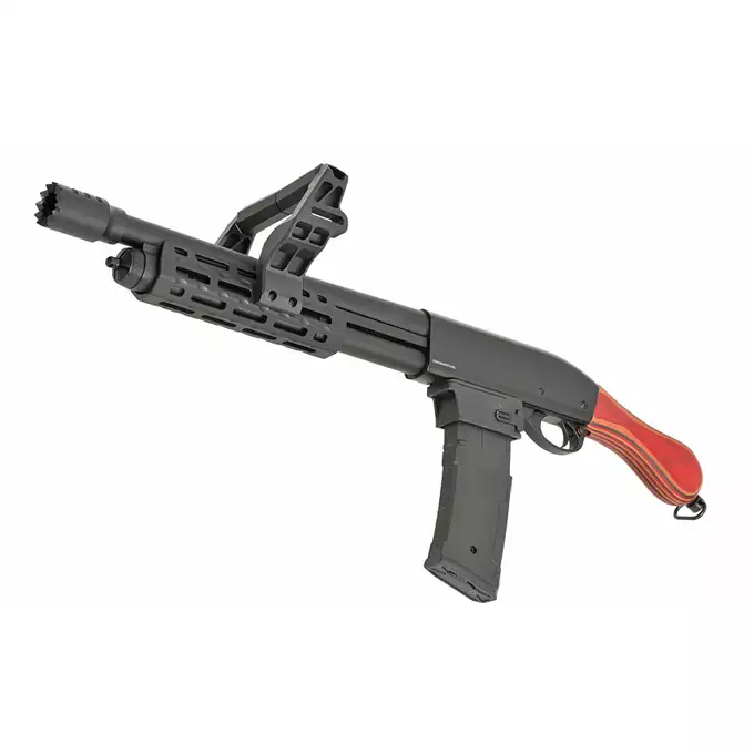 [Zestaw] Replika strzelby Alpha Tactical [Golden Eagle] + Polimerowy magazynek STRIKE MAG na 210 kulek do M4/AR15 [EMG]