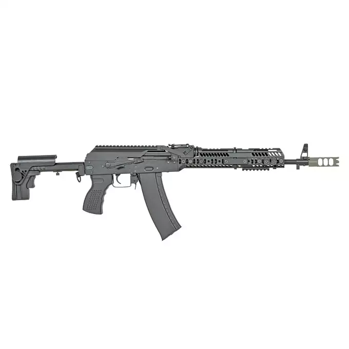 [Zestaw] CM.113A Replika Karabinka Taktycznego AK-74 Eshooter ETU [CYMA] + Tłumik naświetlający Blaster AK [AceTech]