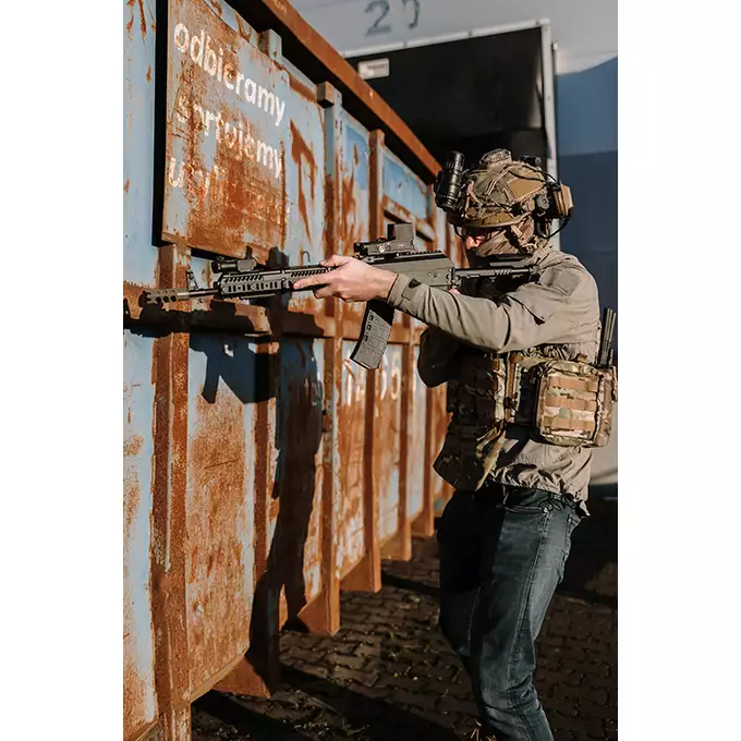 [Zestaw] CM.113A Replika Karabinka Taktycznego AK-74 Eshooter ETU [CYMA] + Tłumik naświetlający Blaster AK [AceTech]