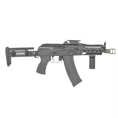 [Zestaw] CM.113B Replika Karabinka AKS-74U Tactical Eshooter ETU [CYMA] + Tłumik naświetlający Blaster AK [AceTech]