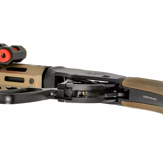 [Set] AT8701T lever-action shotgun replica - Black [Golden Eagle] + KeyMod/MLOCK Polymer Rail Set - Black [MP]