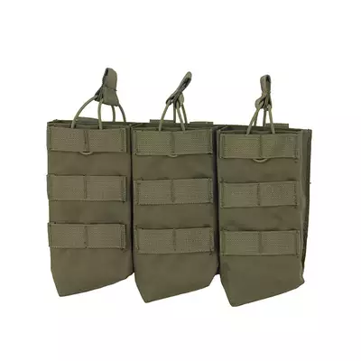 [Zestaw] Ultralekka kamizelka - Olive [8FIELDS] + Otwarta potrójna ładownica na magazynki AK 7.62x39 - OLIVE [8FIELDS]