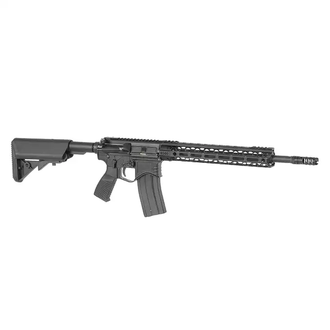 [Zestaw] Replika karabinka AR15 MC6591M GBB [Golden Eagle] + Komplet polimerowych szyn montażowych - MLOCK/Key-mod - Black [MP]