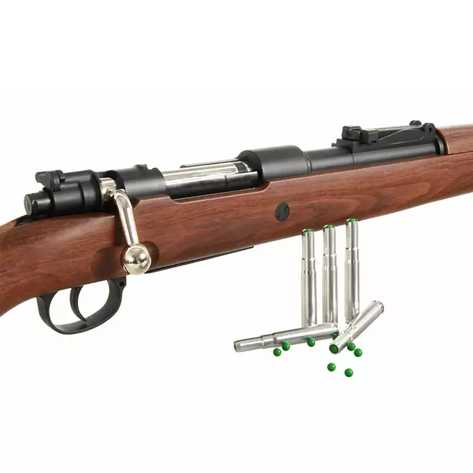 [Zestaw] WWII KAR98K (Plastic Stock Version) [Double Bell] + Komplet pięciu łusek do replik Kar98k [Double Bell]