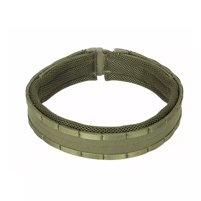 [Zestaw] Sztywny Pas Bojowy MOLLE (XL) - Olive [8FIELDS] + Szybka podwójna ładownica MOLLE na magazynki do karabinu - Olive