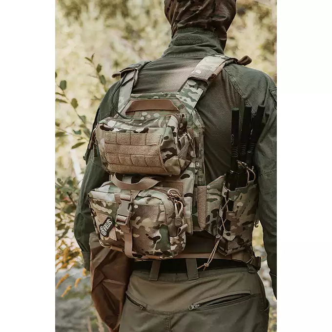 [Zestaw] Buckle Up Assault Plate Carrier Cummerbund - Multicamo [8FIELDS] + SZTURMOWY PANEL NA PLECY MOD.3 -  Multicamo [8FIELDS]