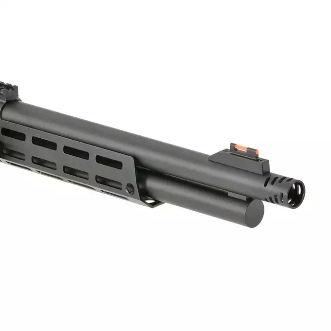 [Ensemble] AT8703 lever-action shotgun replica - Black [Golden Eagle] + Ensemble rails KeyMod/Mlok en polymere - Balck [MP]