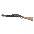 [Ensemble] AT8703 lever-action shotgun replica - Black [Golden Eagle] + Ensemble rails KeyMod/Mlok en polymere - Balck [MP]