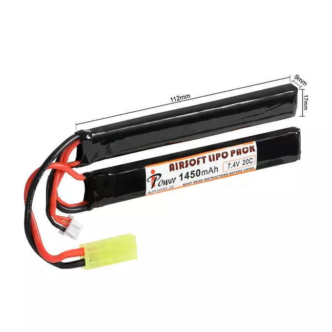 [Zestaw] Akumulator Li-Po 1450mAh 7.4V 20C [IPower]