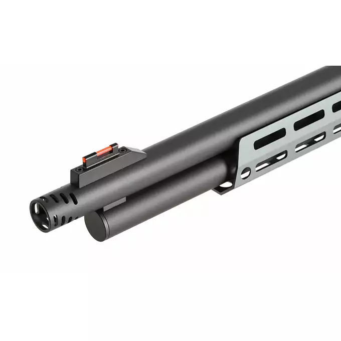 [Ensemble] AT8703GY lever-action shotgun replica - Black [Golden Eagle] + Ensemble rails KeyMod/Mlok en polymere - Balck [MP]