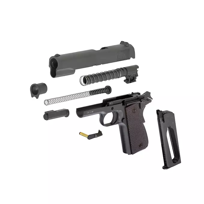 [Zestaw] M1911 CO2 [KWC] + Zestaw 50szt kapsuł CO2/12g [MOSA]