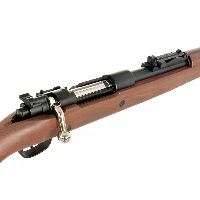 [Zestaw] WWII KAR98K (Plastic Stock Version) [Double Bell] + Komplet pięciu łusek do replik Kar98k [Double Bell]