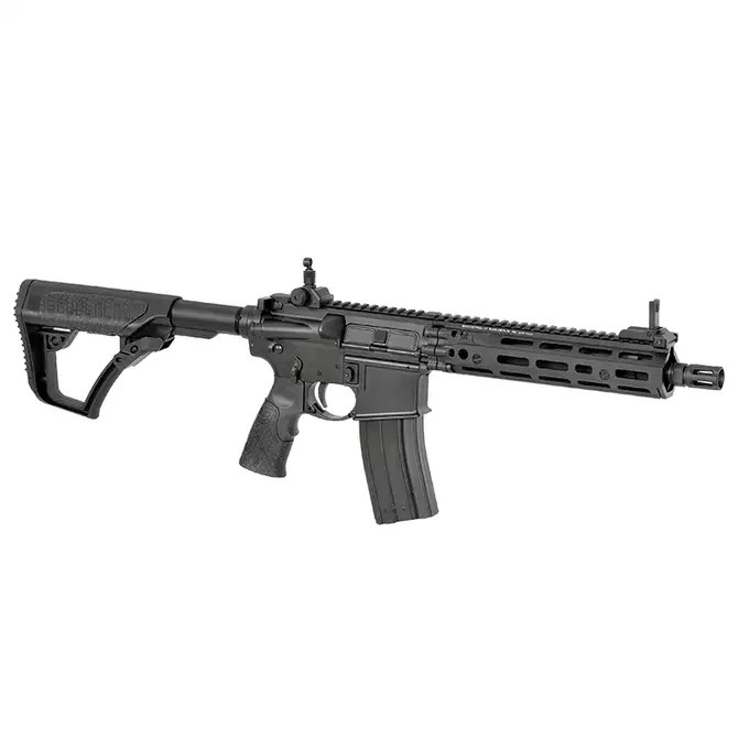[Zestaw] Replika GBBR DD4 MK18 RIII 10,3" [EMG] + Komplet polimerowych szyn montażowych - MLOCK/Key-mod - Black [MP]