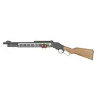 [Ensemble] AT8703GY lever-action shotgun replica - Black [Golden Eagle] + Ensemble rails KeyMod/Mlok en polymere - Balck [MP]