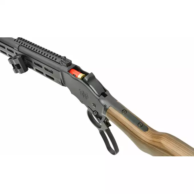 [Ensemble] AT8703 lever-action shotgun replica - Black [Golden Eagle] + Ensemble rails KeyMod/Mlok en polymere - Balck [MP]