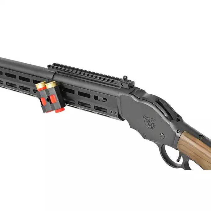 [Ensemble] AT8703 lever-action shotgun replica - Black [Golden Eagle] + Ensemble rails KeyMod/Mlok en polymere - Balck [MP]