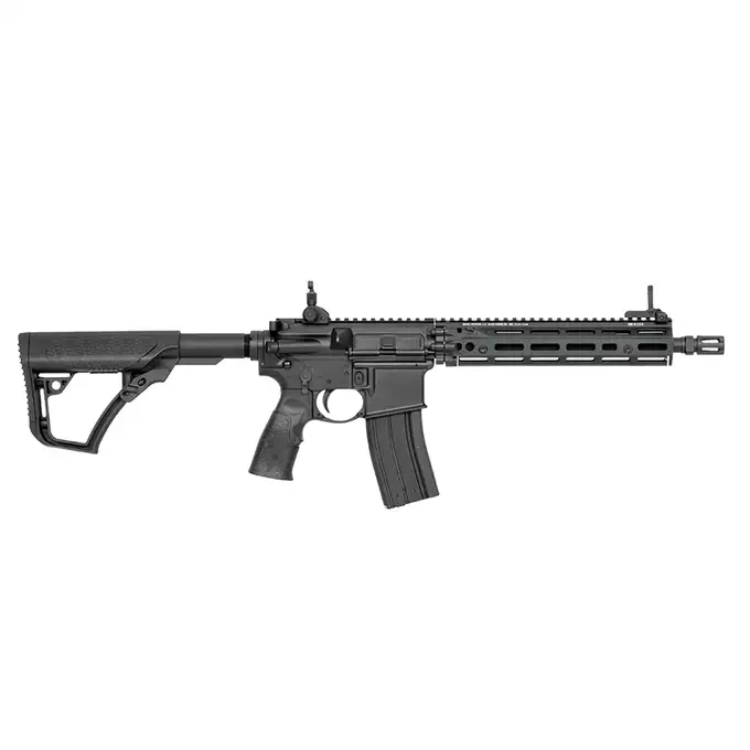 [Zestaw] Replika GBBR DD4 MK18 RIII 11,5" [EMG] + Komplet polimerowych szyn montażowych - MLOCK/Key-mod - Black [MP]