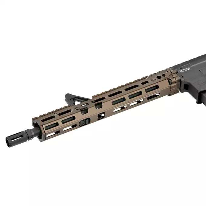 [Zestaw] Replika GBBR DD4 M4A1 FSP RIII S 14,5" [EMG] + Komplet polimerowych szyn montażowych - MLOCK/Key-mod - Black [MP]