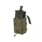 [Zestaw] Sztywny Pas Bojowy MOLLE (L) - Olive [8FIELDS] + Szybka podwójna ładownica MOLLE na magazynki do karabinu - Olive