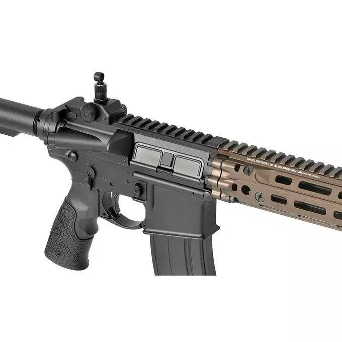 [Zestaw] Replika GBBR DD4 M4A1 FSP RIII S 14,5" [EMG] + Komplet polimerowych szyn montażowych - MLOCK/Key-mod - Black [MP]