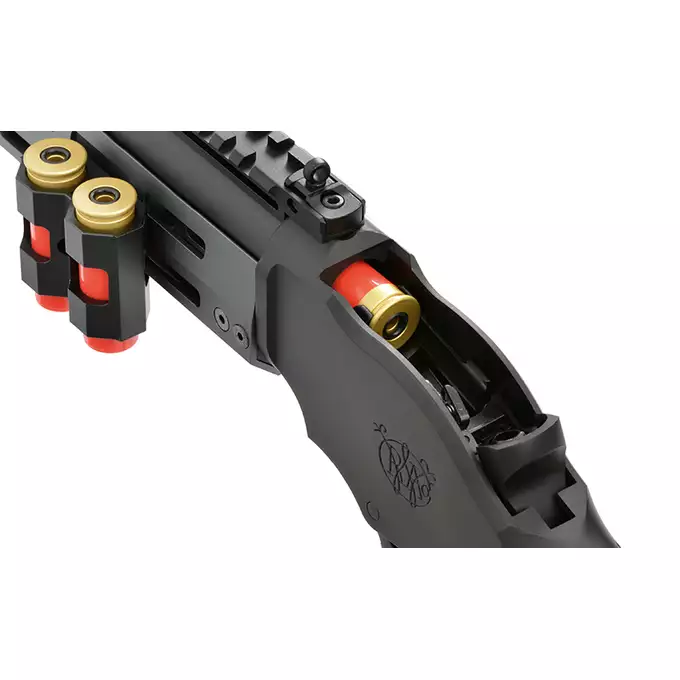 [Zestaw] Replika strzelby lever action AT8701GY [Golden Eagle] + Komplet polimerowych szyn montażowych - MLOCK/Key-mod - Black [MP]