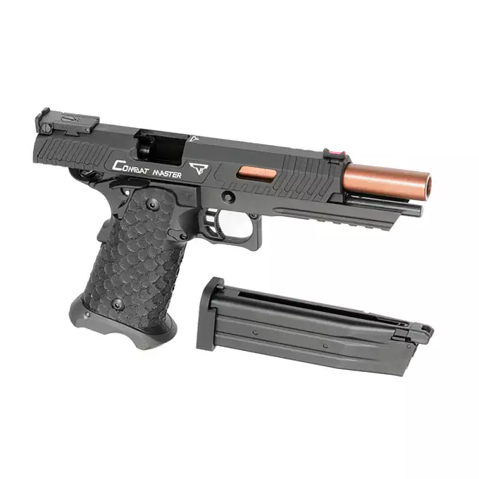 [Zestaw] R601 JW3 TTI Combat Master - Black [JAG Arms] + Kulki BIO 0,28g - 2000 szt [P&amp;J]