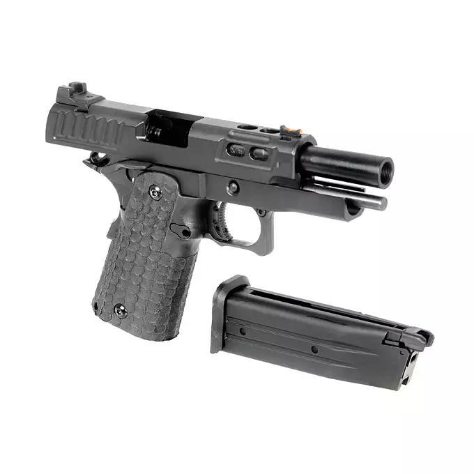 [Zestaw] R607 - Black [Army Armament] + Kulki BIO 0,28g - 2000 szt [P&amp;J]