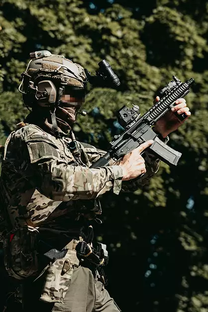 Daniel Defense MK18 Mod1 Airsoft Assault Rifle Sports Line ETU [EMG]