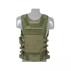 [Zestaw] Lekka kamizelka taktyczna MOLLE - Olive [8FIELDS] + Jump Plate Carrier V2 (Duży Rozmiar) - Olive [8FIELDS]